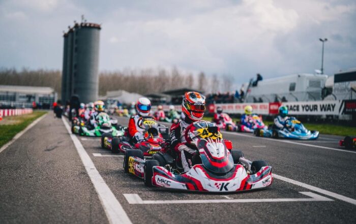 Rotax Euro Trophy 2026 kart racing action at Cremona Circuit
